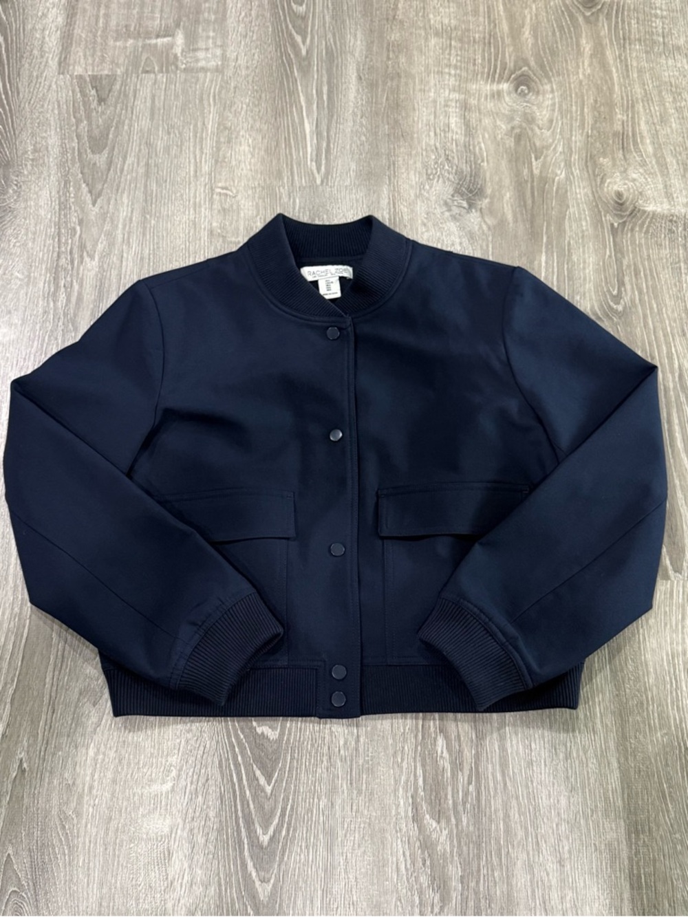 Rachel Zoe Navy Bomber Jacket - Women's size large